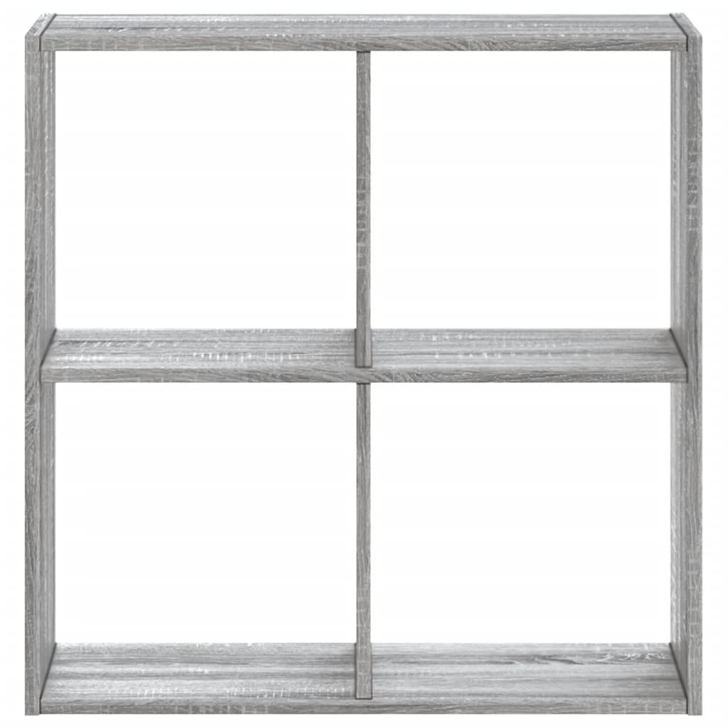 Libreria Grigio Sonoma 68,5x32x68,5 cm in Legno Multistrato | homemem39