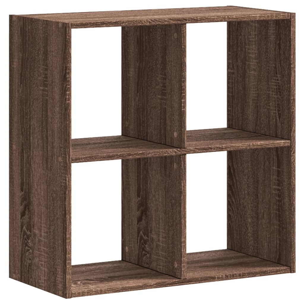 Libreria Rovere Marrone 68,5x32x68,5 cm in Legno Multistrato | homemem39