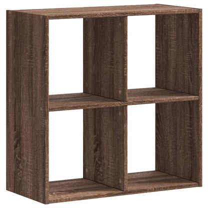 Libreria Rovere Marrone 68,5x32x68,5 cm in Legno Multistrato | homemem39