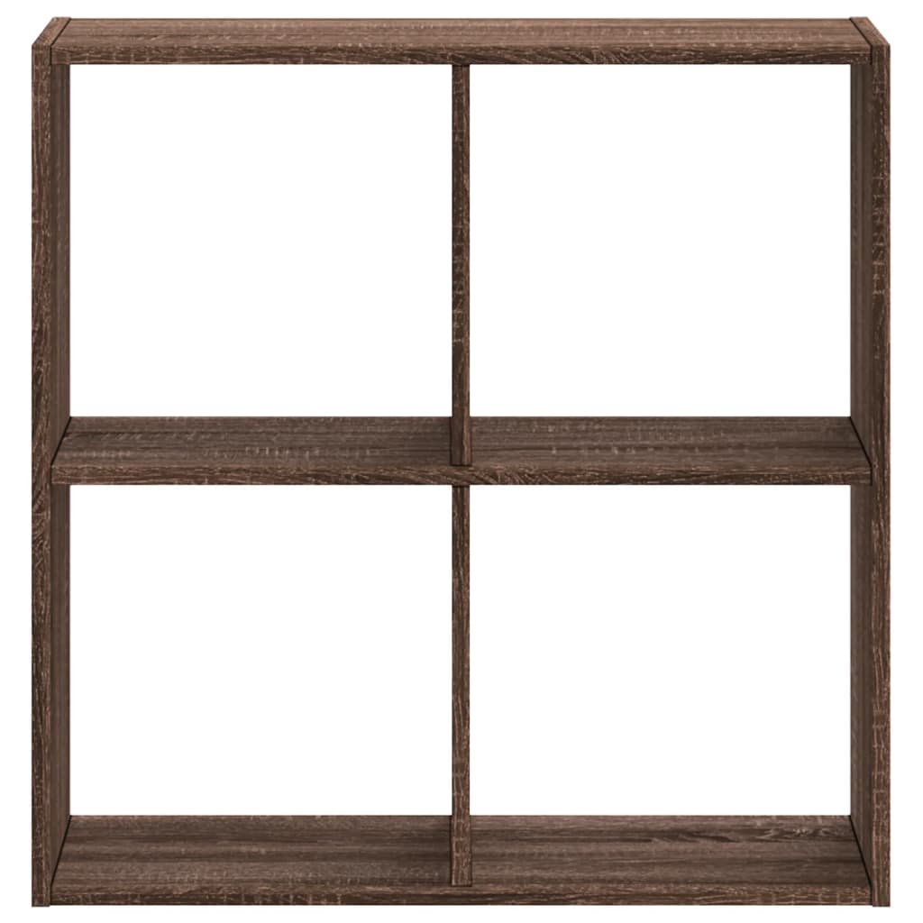 Libreria Rovere Marrone 68,5x32x68,5 cm in Legno Multistrato | homemem39