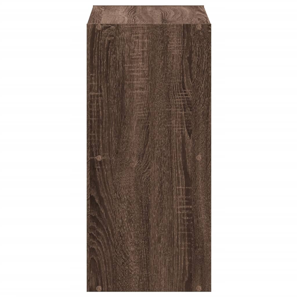 Libreria Rovere Marrone 68,5x32x68,5 cm in Legno Multistrato | homemem39