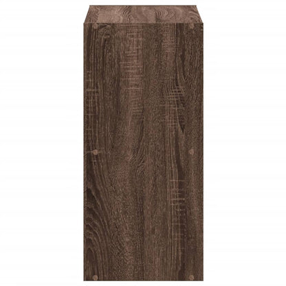 Libreria Rovere Marrone 68,5x32x68,5 cm in Legno Multistrato | homemem39