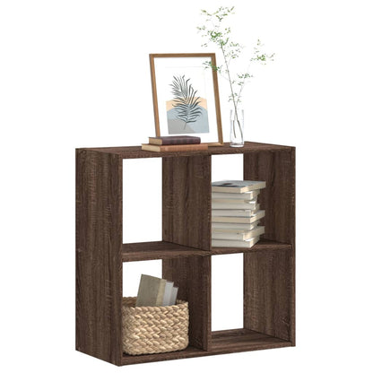 Libreria Rovere Marrone 68,5x32x68,5 cm in Legno Multistrato | homemem39