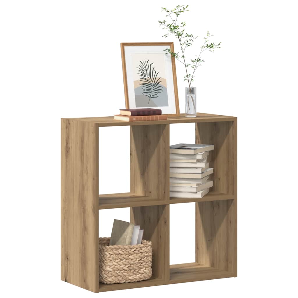 Libreria Legno Artigianale 68,5x32x68,5 cm in Legno Multistrato | homemem39