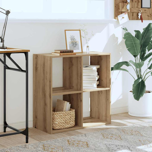 Libreria Legno Artigianale 68,5x32x68,5 cm in Legno Multistrato | homemem39