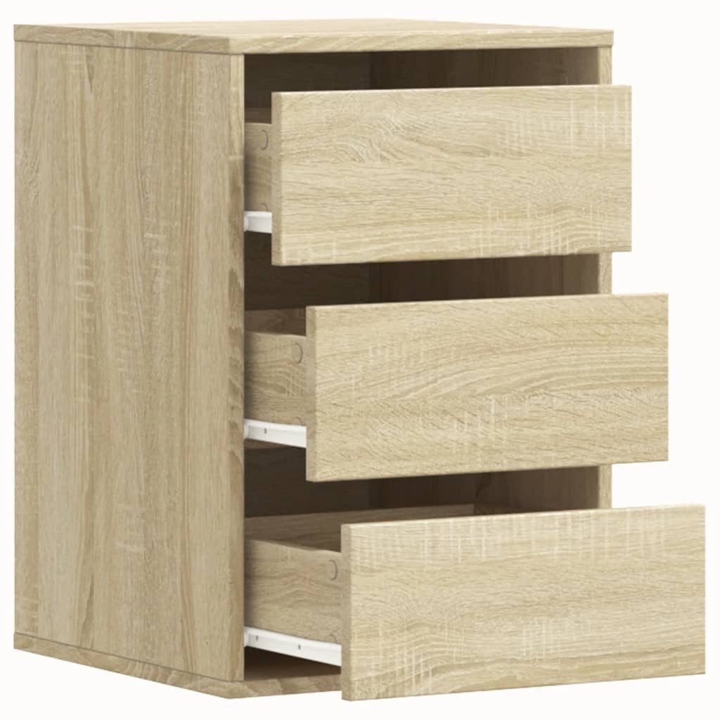 Cassettiera Angolare Rovere Sonoma 40x41x58cm Legno Multistrato