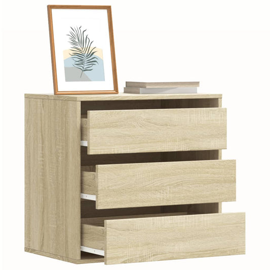 Cassettiera Angolare Rovere Sonoma 60x41x58cm Legno Multistrato - homemem39