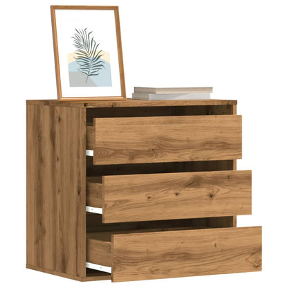 Cassettiera Angolare Rovere Artigianale 60x41x58cm Multistrato - homemem39