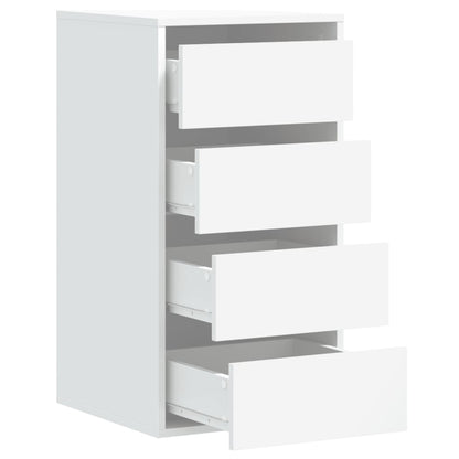 Cassettiera Bianca 40x41x76 cm in Legno Multistrato - homemem39