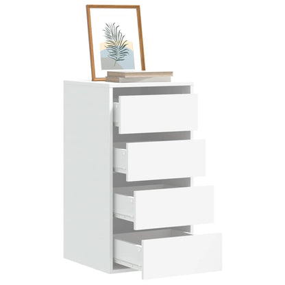 Cassettiera Bianca 40x41x76 cm in Legno Multistrato - homemem39