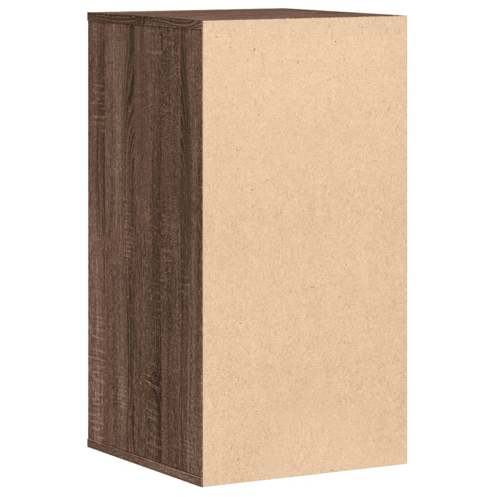 Cassettiera Angolo Rovere Marrone 40x41x76cm Legno Multistrato - homemem39