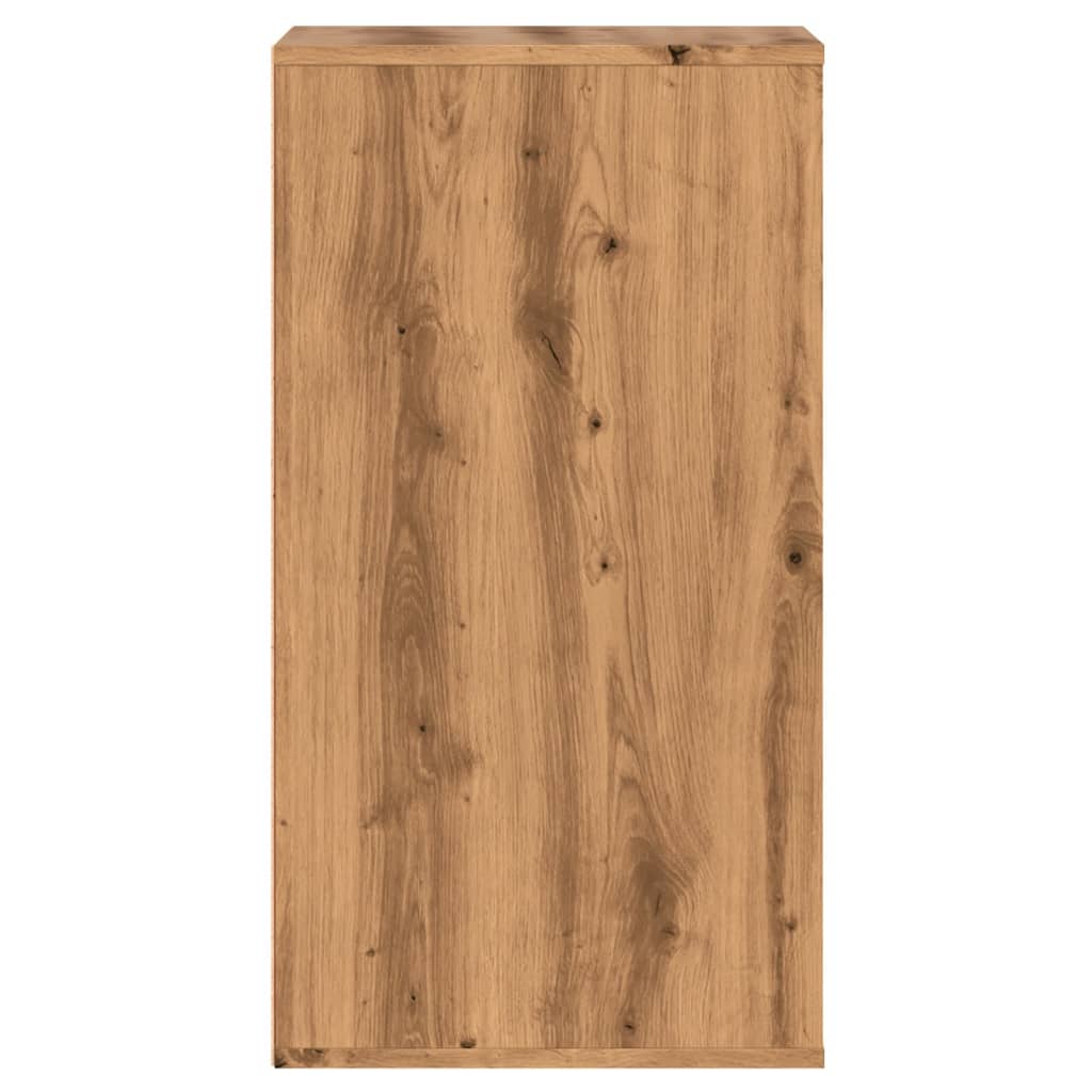 Cassettiera Angolare Rovere Artigianale 40x41x76cm Multistrato - homemem39