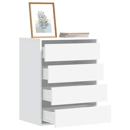 Cassettiera Bianca 60x41x76 cm in Legno Multistrato - homemem39