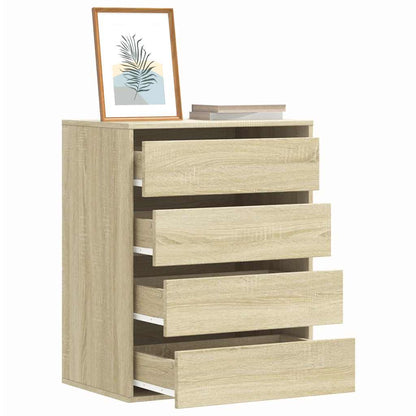 Cassettiera Angolare Rovere Sonoma 60x41x76cm Legno Multistrato - homemem39
