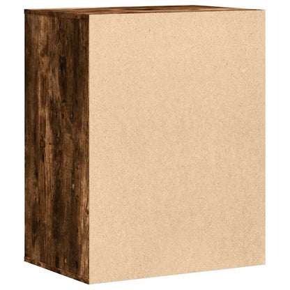 Cassettiera Angolare Rovere Fumo 60x41x76cm Legno Multistrato