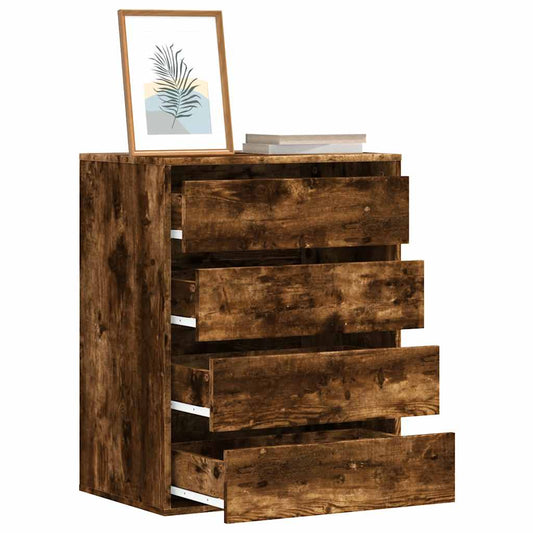 Cassettiera Angolare Legno Antico 60x41x76 cm Legno Multistrato - homemem39