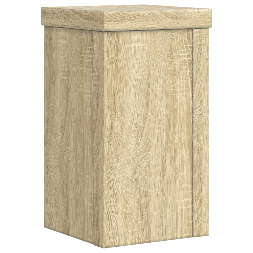 Supporti per Piante 2 pz Rovere 10x10x18 cm in Multistrato - homemem39
