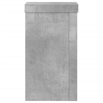 Supporti per Piante 2 pz Grigio 10x10x18 cm Legno Multistrato - homemem39