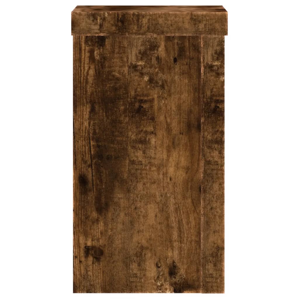 Supporti per Piante 2 pz Rovere 10x10x18 cm Legno Multistrato | homemem39