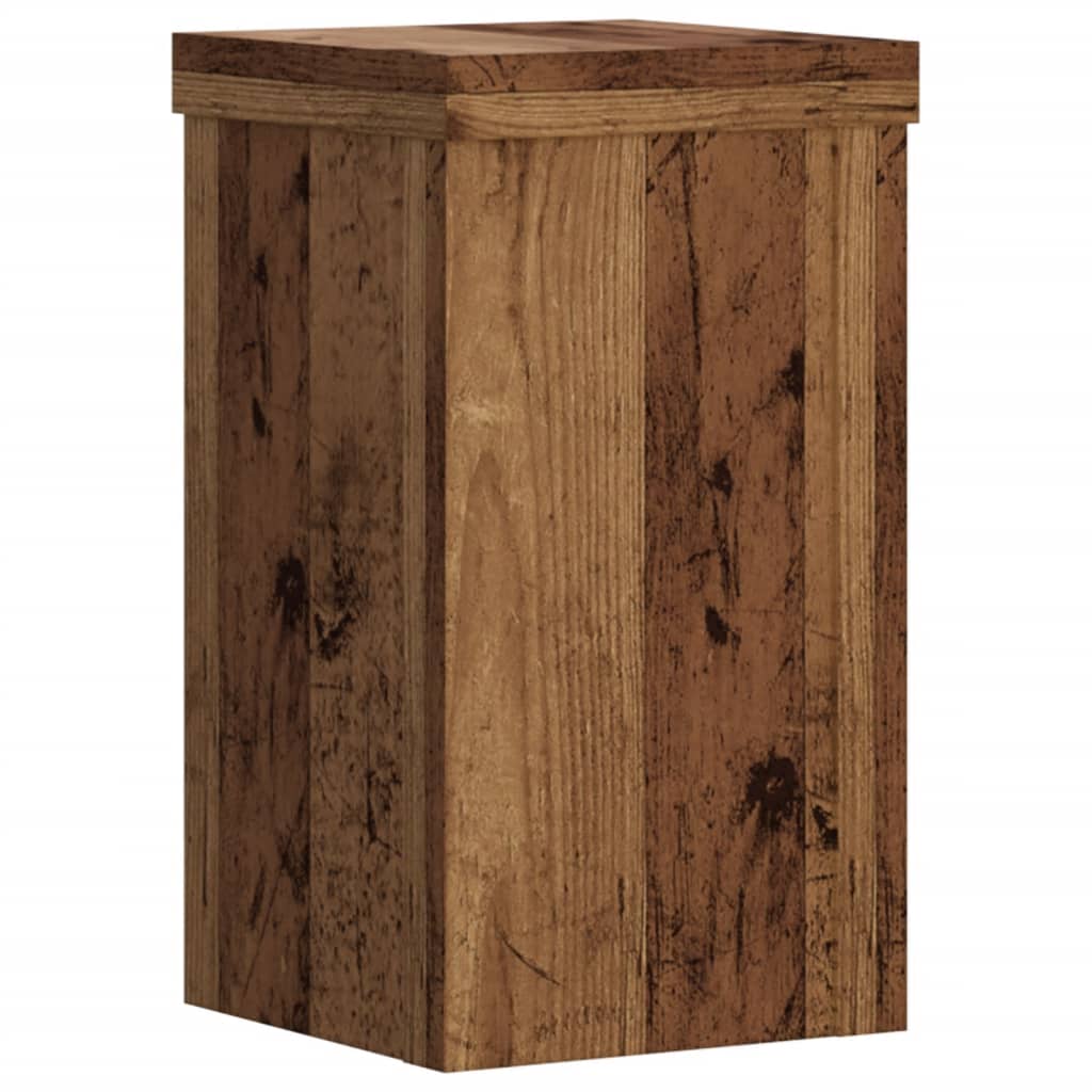 Supporti per Piante 2 pz Legno 10x10x18 cm Legno Multistrato | homemem39