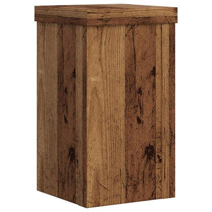 Supporti per Piante 2 pz Legno 10x10x18 cm Legno Multistrato - homemem39
