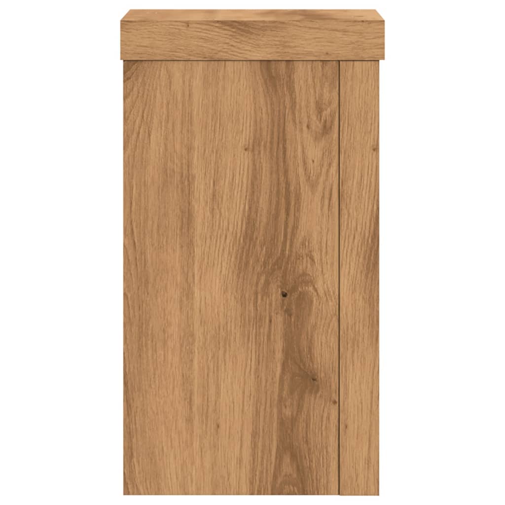 Supporti per Piante 2 pz Rovere 10x10x18 cm in Multistrato - homemem39