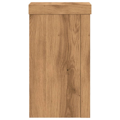 Supporti per Piante 2 pz Rovere 10x10x18 cm in Multistrato - homemem39