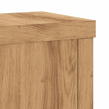 Supporti per Piante 2 pz Rovere 10x10x18 cm in Multistrato - homemem39