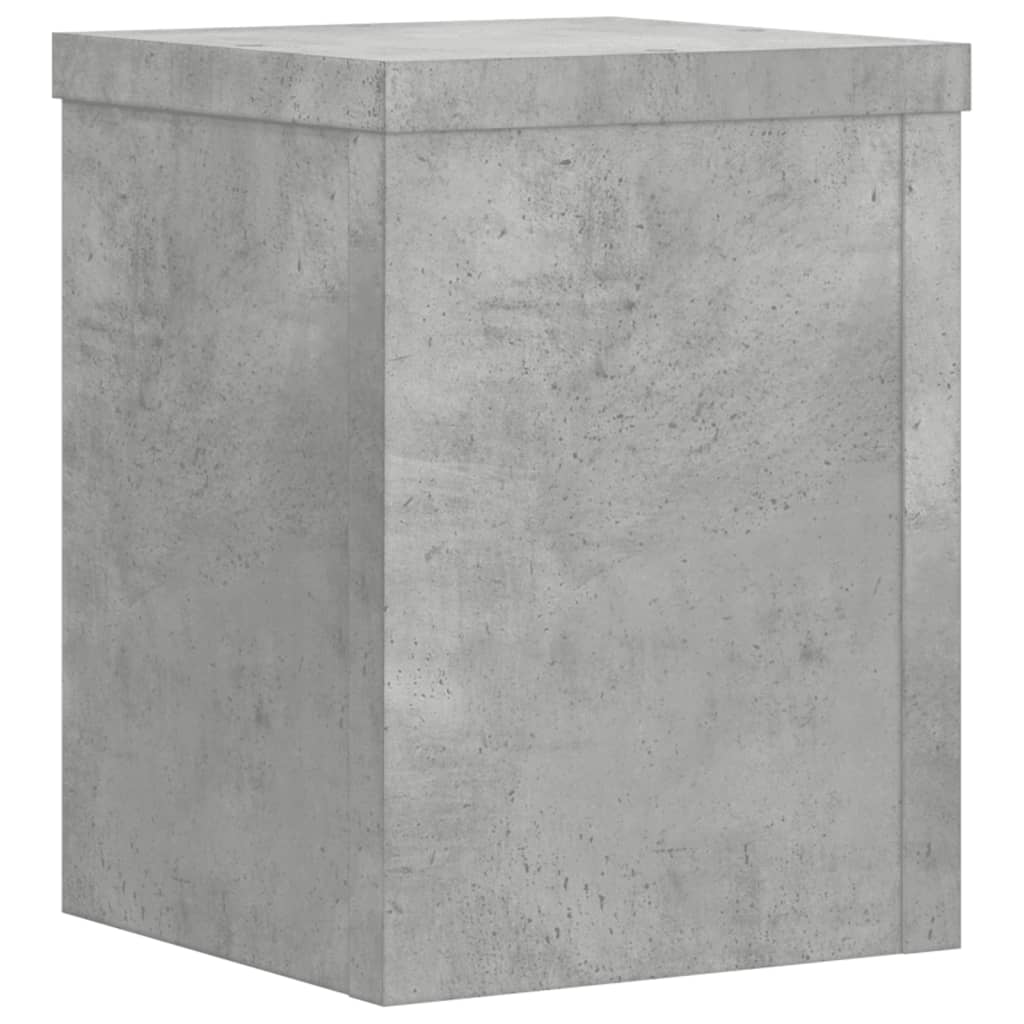 Supporti per Piante 2 pz Grigio 15x15x20 cm Legno Multistrato - homemem39