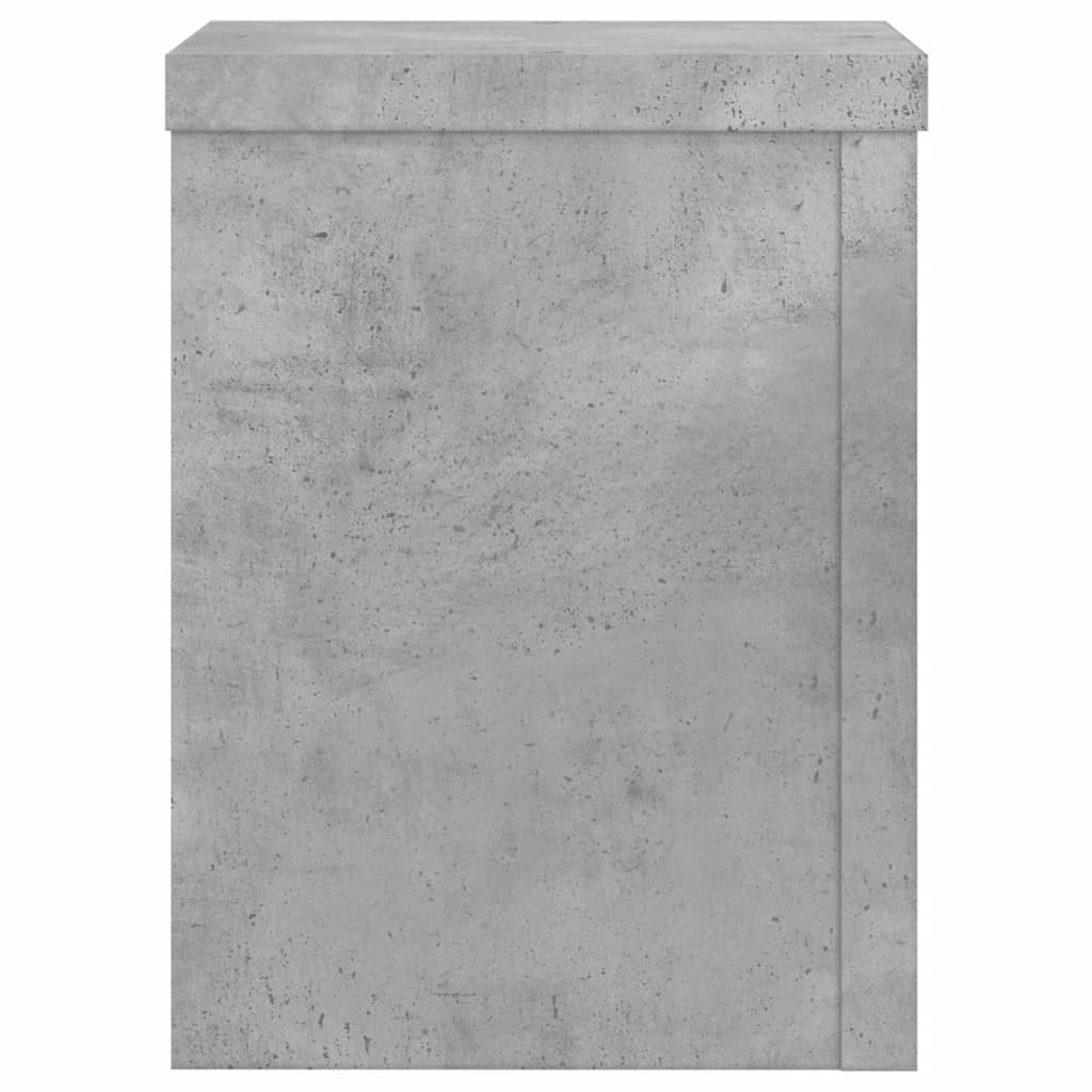 Supporti per Piante 2 pz Grigio 15x15x20 cm Legno Multistrato - homemem39