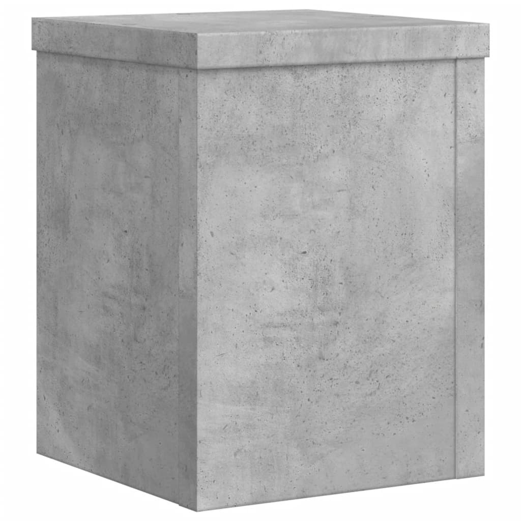 Supporti per Piante 2 pz Grigio 15x15x20 cm Legno Multistrato - homemem39