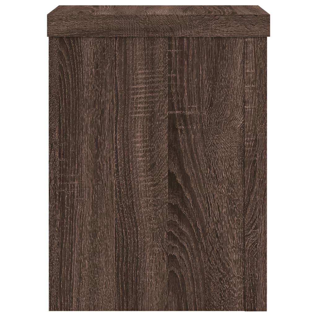 Supporti per Piante 2 pz Marrone 15x15x20 cm Legno Multistrato - homemem39