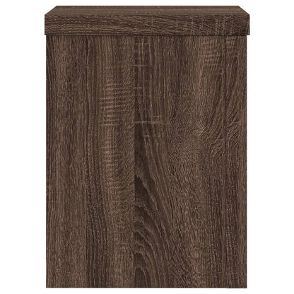 Supporti per Piante 2 pz Marrone 15x15x20 cm Legno Multistrato - homemem39