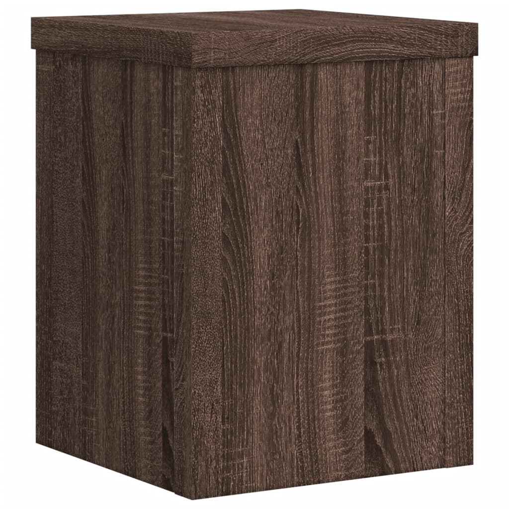 Supporti per Piante 2 pz Marrone 15x15x20 cm Legno Multistrato - homemem39