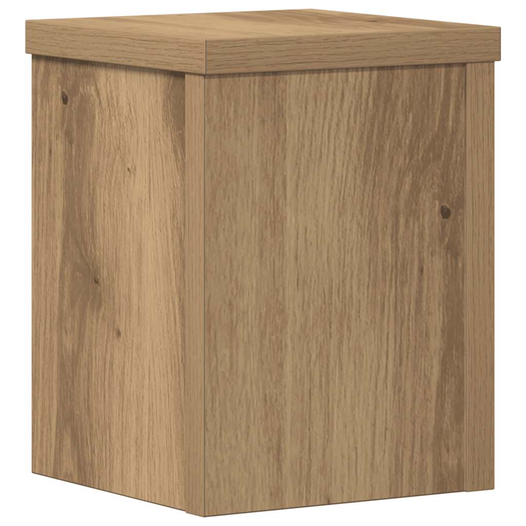 Supporti per Piante 2 pz Rovere 15x15x20 cm in Multistrato | homemem39