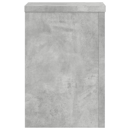 Supporti per Piante 2 pz Grigio 20x20x30 cm Legno Multistrato - homemem39