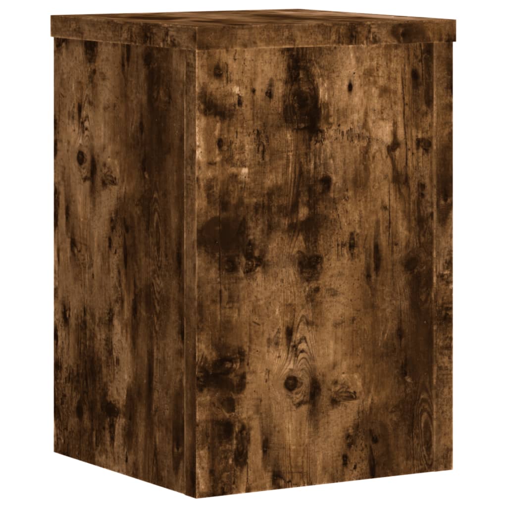 Supporti per Piante 2 pz Rovere 20x20x30 cm Legno Multistrato | homemem39