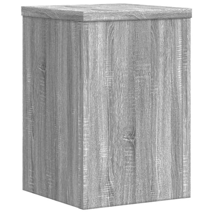 Supporti per Piante 2 pz Grigio 20x20x30 cm in Multistrato - homemem39