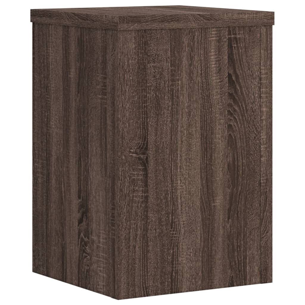 Supporti per Piante 2 pz Marrone 20x20x30 cm Legno Multistrato - homemem39