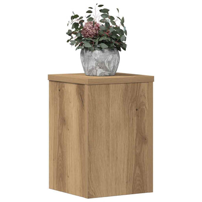 Supporti per Piante 2 pz Rovere 20x20x30 cm in Multistrato | homemem39