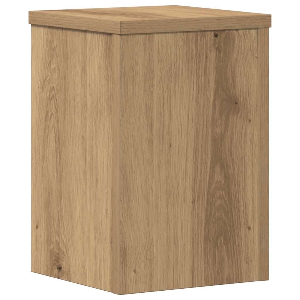 Supporti per Piante 2 pz Rovere 20x20x30 cm in Multistrato | homemem39