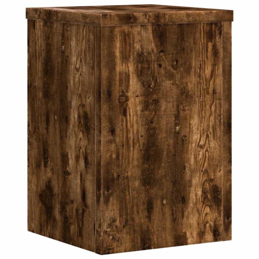 Supporti per Piante 2 pz Rovere 25x25x35 cm Legno Multistrato - homemem39