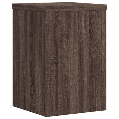 Supporti per Piante 2 pz Marrone 25x25x35 cm Legno Multistrato | homemem39