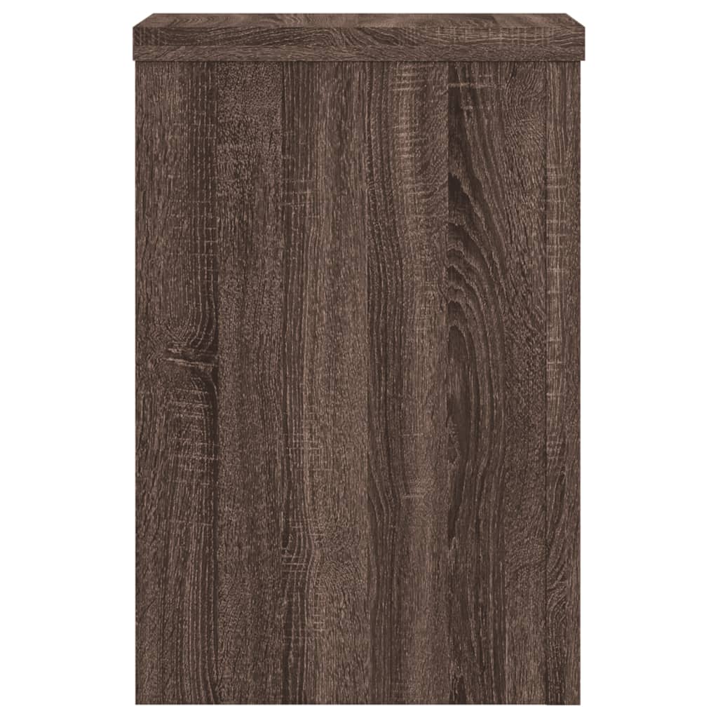 Supporti per Piante 2 pz Marrone 25x25x35 cm Legno Multistrato | homemem39