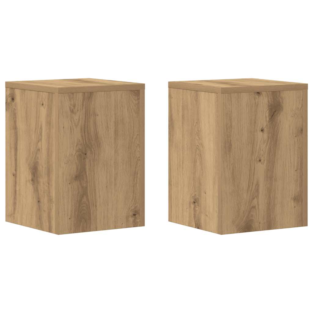 Supporti per Piante 2 pz Rovere 25x25x35 cm in Multistrato | homemem39