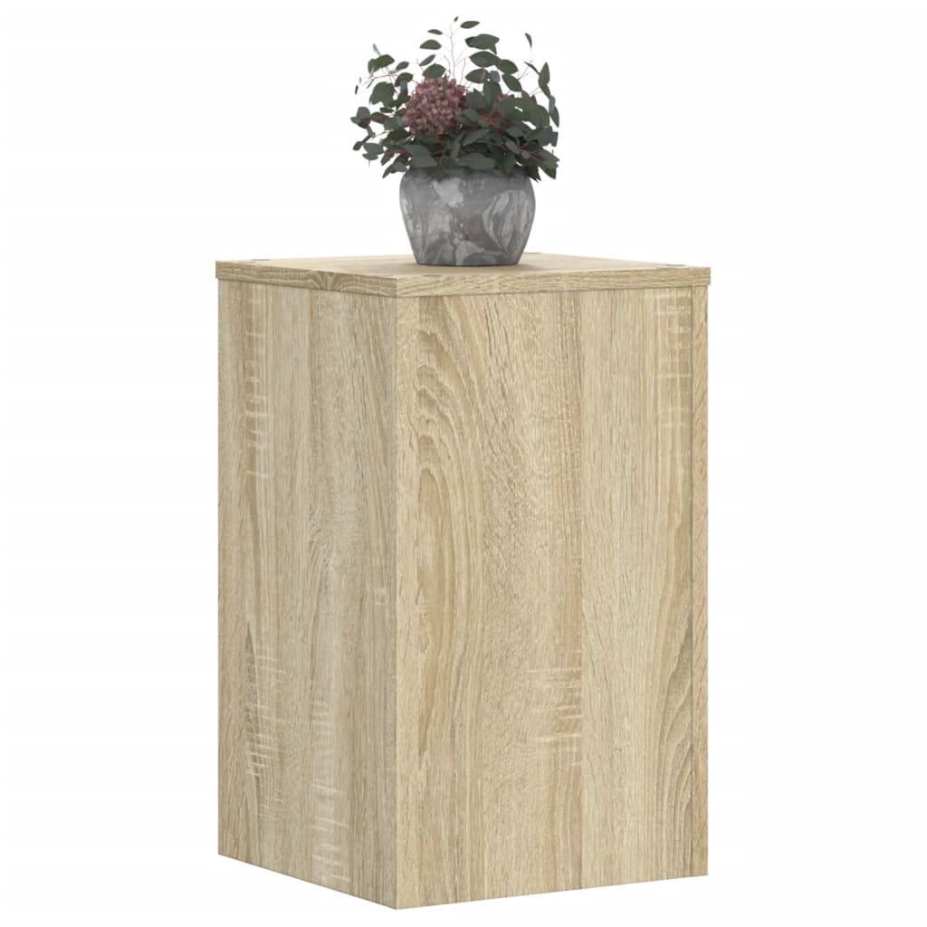 Supporti per Piante 2 pz Rovere 30x30x50 cm in Multistrato - homemem39