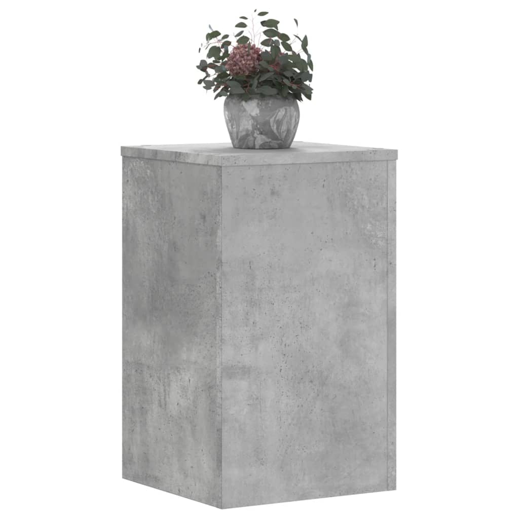 Supporti per Piante 2 pz Grigio 30x30x50 cm Legno Multistrato - homemem39