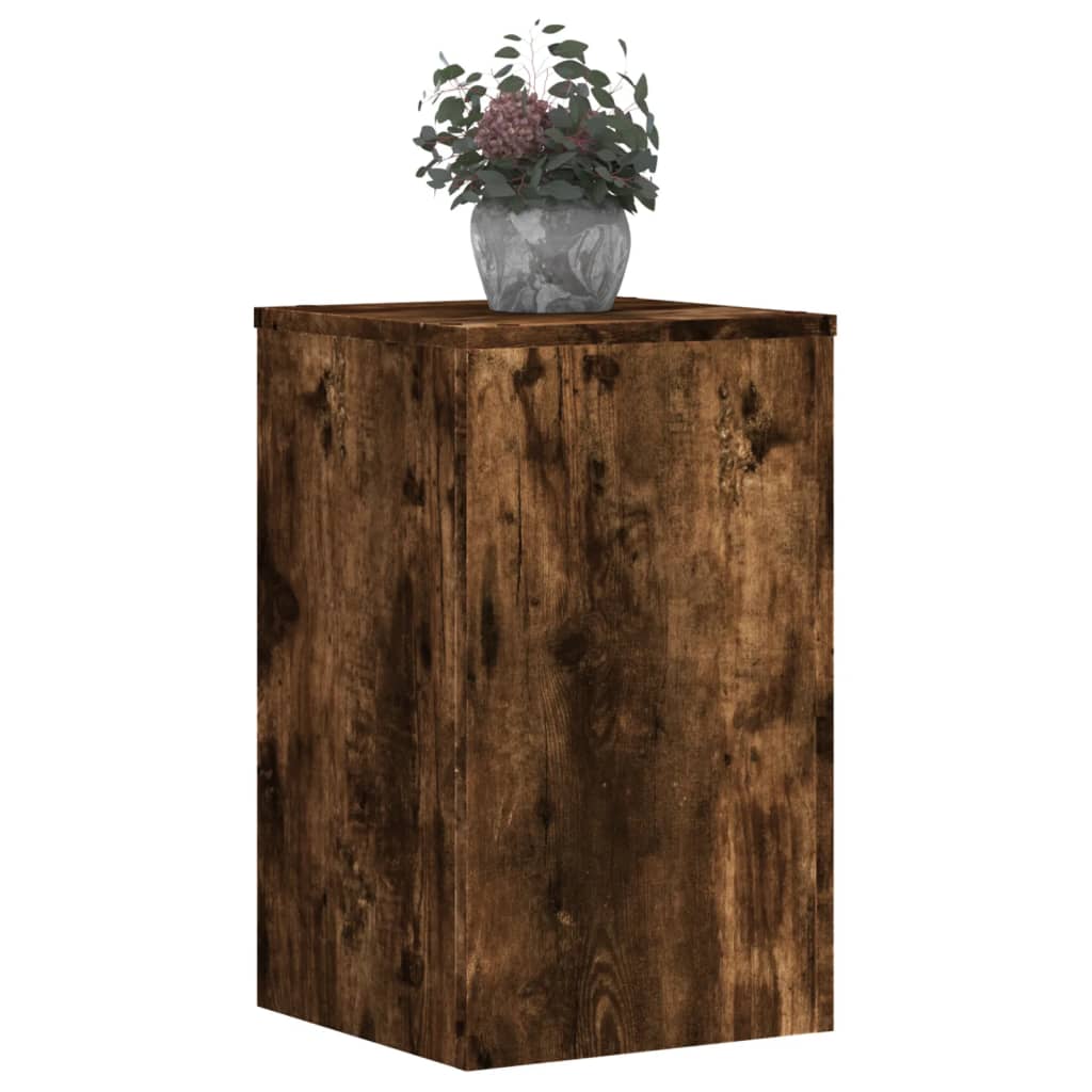 Supporti per Piante 2 pz Rovere 30x30x50 cm Legno Multistrato - homemem39