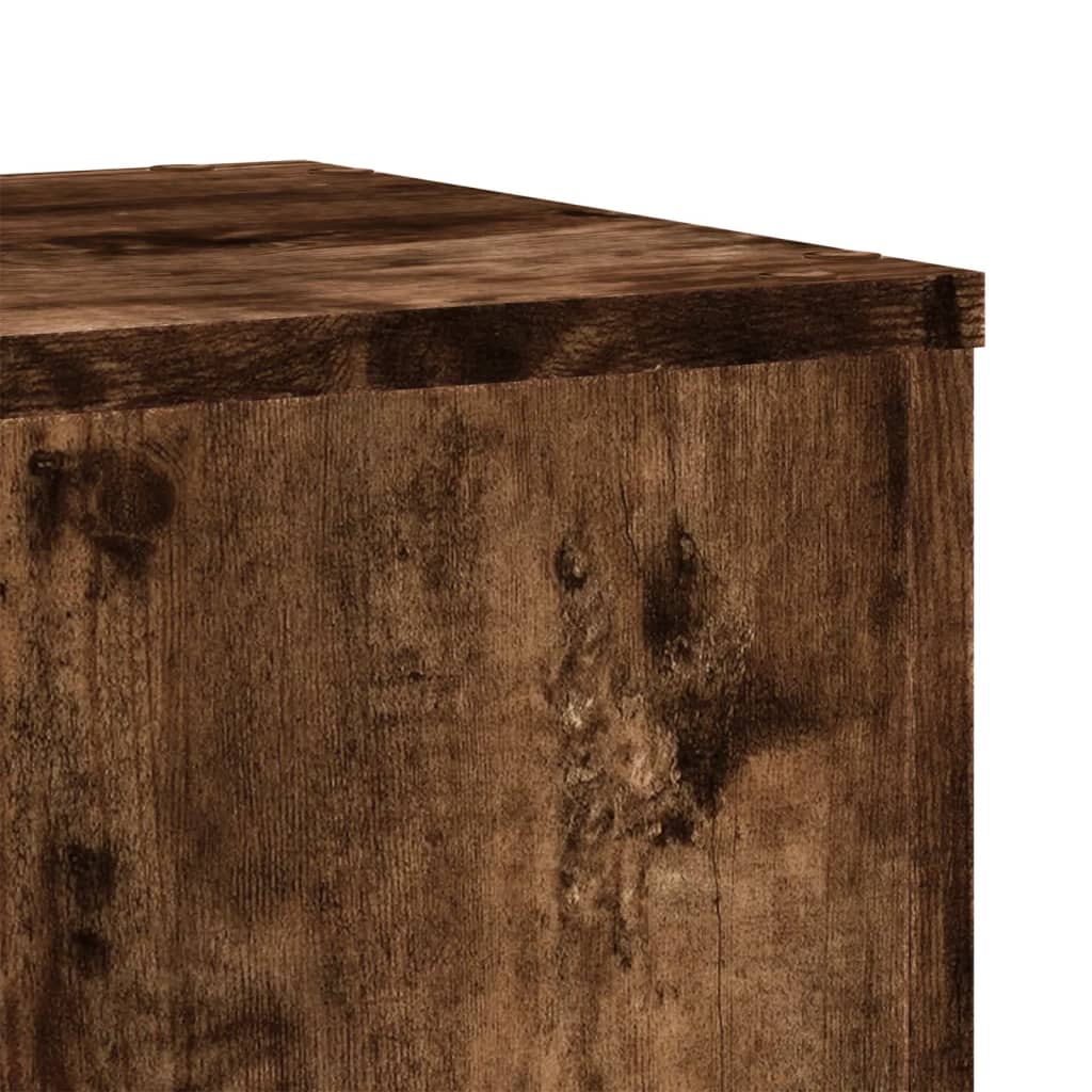 Supporti per Piante 2 pz Rovere 30x30x50 cm Legno Multistrato - homemem39