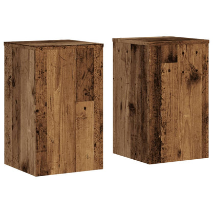 Supporti per Piante 2 pz Legno 30x30x50 cm Legno Multistrato | homemem39